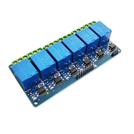 5V Relay Module 6-Channel with Optocoupler.