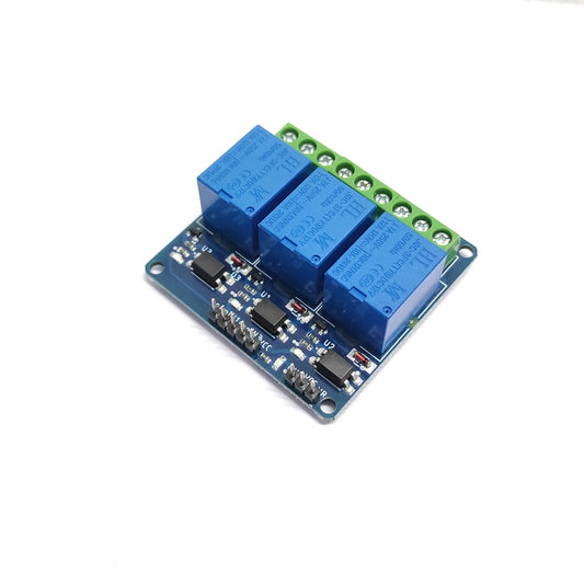 12V Relay Module 3-Channel with Optocoupler