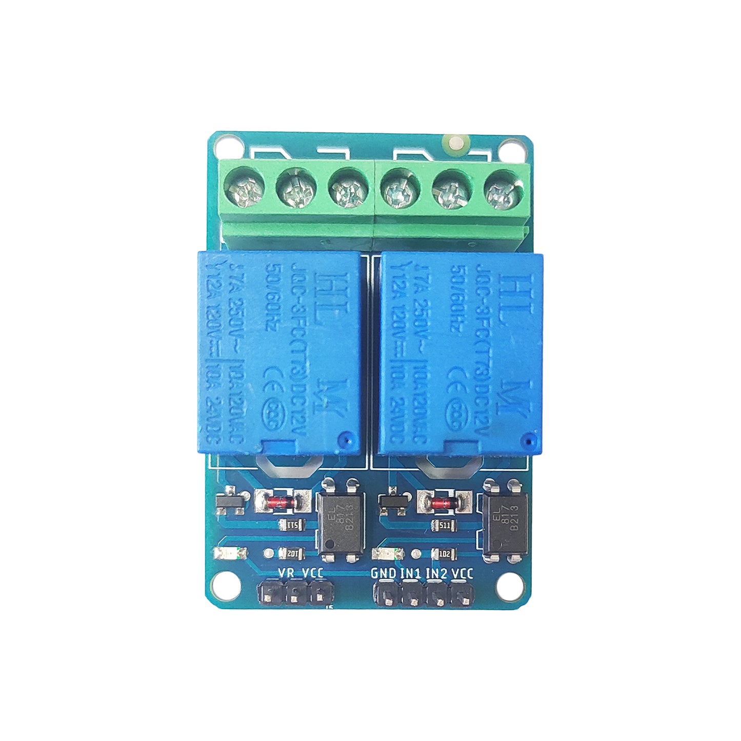 12V Relay Module  Dual Channel with Optocoupler
